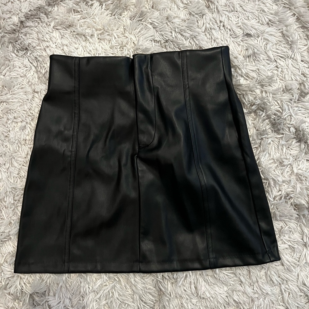 Zara Skirt NWT Leather Skirt